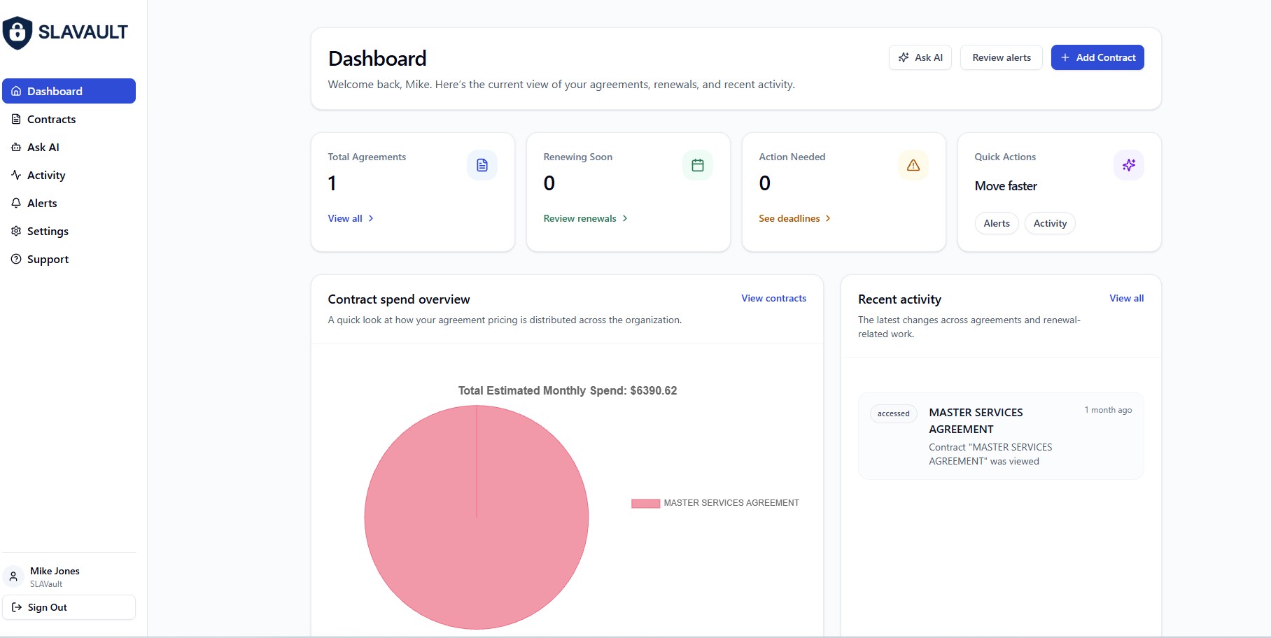 I built a SaaS to help small businesses avoid unwanted contract renewals. Looking for feedback.
